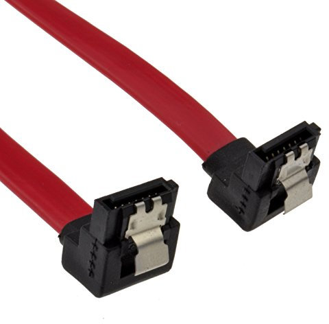kenable LOCKING Right Angle SATA Plug to Right Angle SATA Plug Cable Lead 45cm [0.45m]