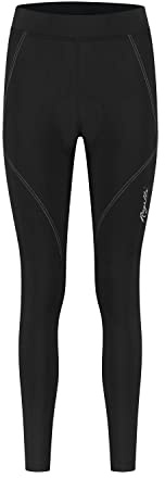 Rogelli Lucette Cuissard Long Velo sans Bretelless avec Peau Femme, Noir, Taille L