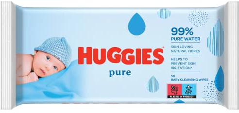 HUGGIES Baby Salviette Pure 56,package may vary