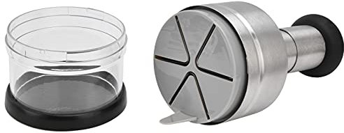 Tritatutto manuale per cipolla, tritatutto manuale in acciaio inox, tritatutto per aglio, tritatutto per frutta, verdura, cipolla