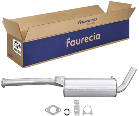 HELLA 8LB 366 021-811 Silencieux avant - Easy2Fit® Kit - avant - une piece - Kit avec pièces d'assemblage - pour p.e. NISSAN TERRANO II