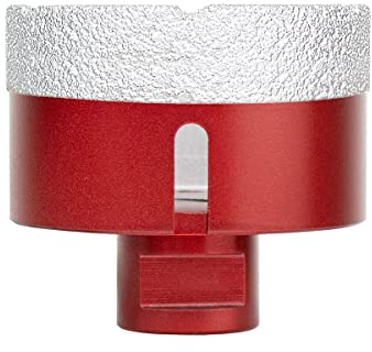 Meccion Scie Cloche Diamant Foret avec Filetage M14 pour le forage à sec ou humide de manière professionnelleà sec en Porcelaine, Carrelage, Granit, Marbre, Verre (68mm)