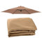 Toile Auvent De Remplacement pour Parasol 3 M 8 , Housse De Rechange Imperméable Et Durable pour Jardin, Terrasse, Arrière-Cour, Piscine (auvent Uniquement) (Color : Khaki)