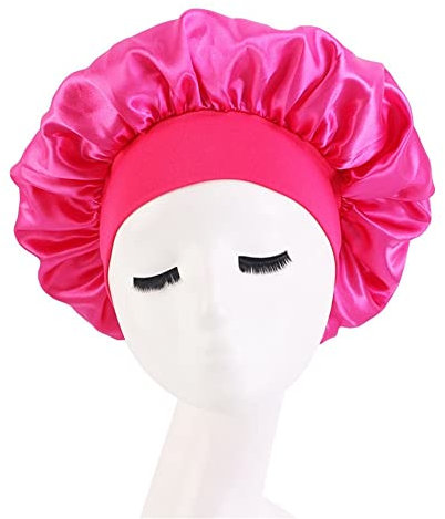Breite Krempe, Satinhaube, Damen, solide Nachtschlafkappe, Haarpflege, Salon, Make-up, Stirnband, muslimischer Hijab, Kopfbedeckung