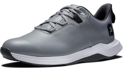 Footjoy Zapatos de Golf Prolitepara Hombre, Gris carbón, 42 EU