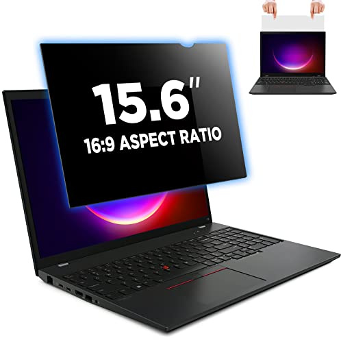 Magicmoon 15.6 Privacy Filter Screen Protector, Anti-Spy/Glare Film for 15.6 inch Widescreen Notebook Laptop with 16:9 Aspect Ratio (Width x Height:344mmx194mm)