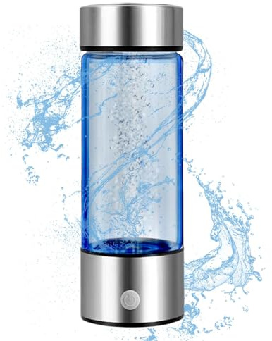 Botella de Agua de Hidrógeno, Generador Portátil de Agua de Hidrógeno, Máquina Ionizadora de Agua de Hidrógeno Recargable por USB, Taza de Salud para Viajes a Casa
