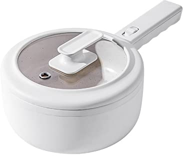 ETZRYSYB Pentola calda elettrica per uso domestico, tagliatelle istantanee, piccola pentola elettrica, pentola elettrica, multifunzione, mini dormitorio, fornello elettrico di piccola potenza