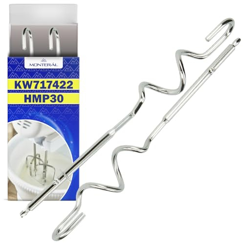 Set di 2 Pezzi Ganci per Sbattitore Elettrico a Mano con Codice Originale KW717422 per Kenwood HMP30 - Garanzia di 10 Anni - MONTERAL