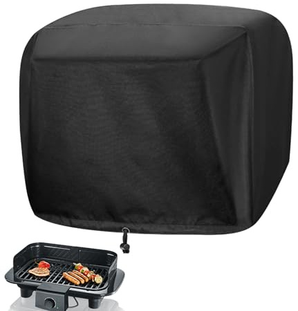 Housse de Barbecue,Couverture anti-poussière pour Friteuse à Air - Protection Imperméable Anti Poussière Avec Sangle Réglable Transport Facile Pour Cuisson Extérieure Grillades En Plein Air Et Prépara