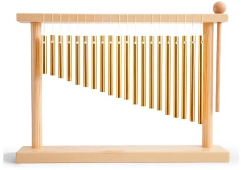 Wind Chime Percussion Chime Table Top Bar Wind 20 Bars Instrument Percussion With Mallet 20-NOTE