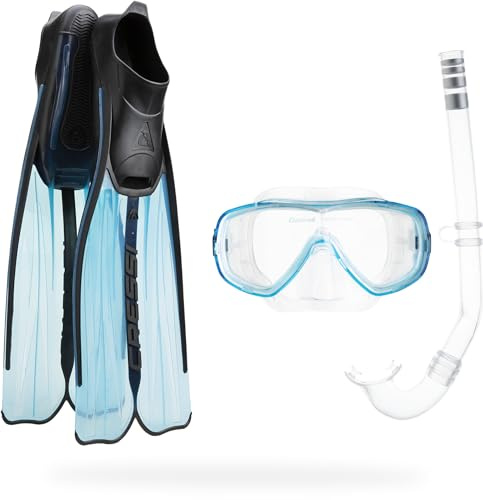 Cressi Kinder Tauchset Rondinella Bag, Aquamarine, 35/36, CA189235