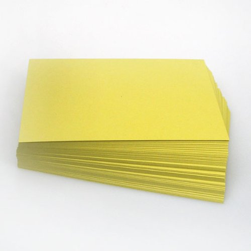 Office Line Karteikarten, 500 Stück, gelb, 190 g, DIN A5, blanko, Art.Nr.: 770282