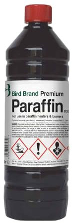 Bird Brand Premium Paraffin Fuel for Heaters Lamps and Torches - 1 Litre