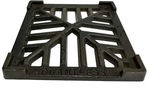 7 178mm Square Cast Iron Gully Grid 13mm Thick Heavy Duty Drain Cover | Compatible with a wide range of cast iron and concrete gully pots