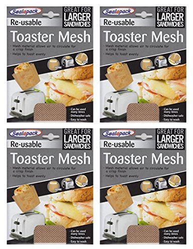 4x Re-usable Toaster Mesh