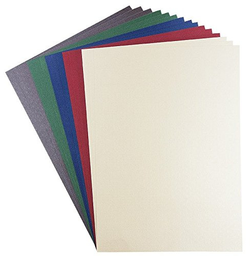 Ideen mit Herz Deko-Karton, Leinen-Optik, hochwertig geprägt | Bastelpapier, Tonkarton, Tonpapier | Scrapbooking, DIY, Karten, Basteln (Wien, 15 Bogen, kräftige Farbtöne, Din A3)
