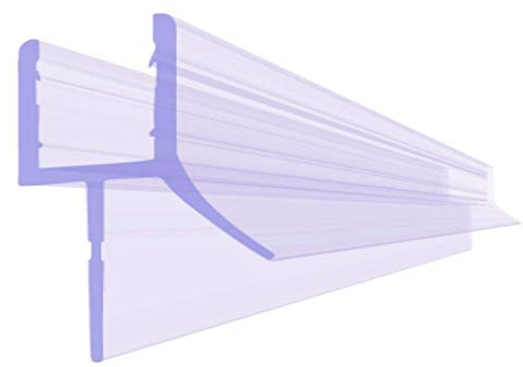 BIJON Duschdichtung 8mm - 100cm Duschtür-Dichtung Gebogen für Rund-Dusche - | Gummilippe, Dichtung Dusche Glastür, Duschkabinen-Dichtung, Duschlippendichtung für Glas DU02-C