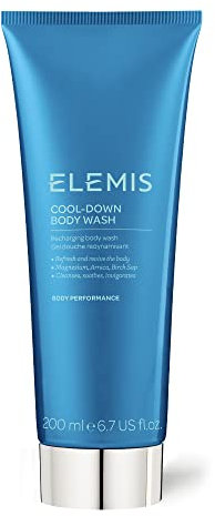 ELEMIS Cool-Down Body Wash – Invigorating Shower Gel with Ultra-Cooling Menthol, Gel-Based Formula Cleanses & Recharges, Hydrates Skin, 200ml