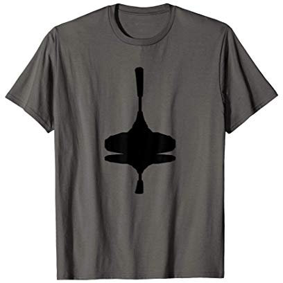 Stockschießen Eisstockschießen Eisstock Spiegel T-Shirt