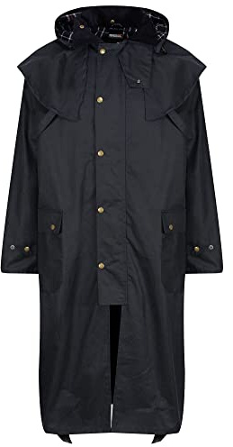 Regatta Chaqueta de cera ligera Cranbrook Longline para hombre (1 unidad)