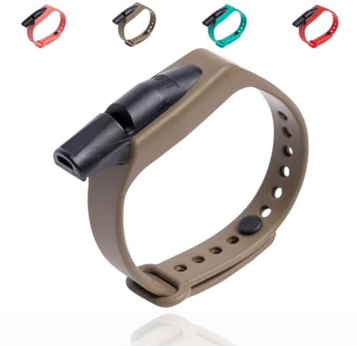 Vogt-Hundepfeife | Armbandpfeife von André inklusive Videokurs | der perfekte Rückruf | Hunde Trainingszubehör | Erziehungshilfe für Hunde | (Oliv)