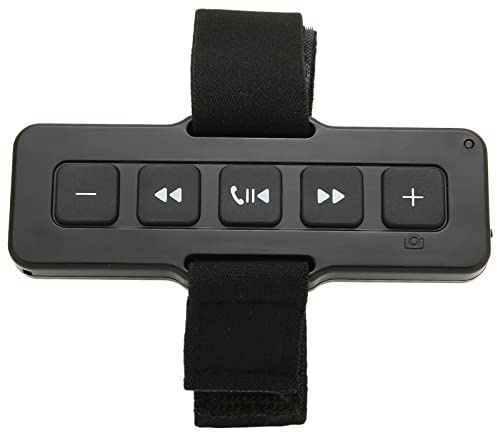 Control Remoto Bluetooth 5,0, Controlador de Botón Grande con Guante Impermeable IPX4 para Teléfonos IOS Android, Controlador de Coche Inalámbrico, Fácil de Tocar, Control de