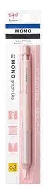 Tombow Mono Graph Lite Mechanical Pencil | 0,3 mm | Grayish Pink [DPA-121G]