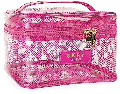 DKNY - Kulturbeutel - Kulturtasche. Kulturtasche Damen. Kosmetiktasche - Kosmetikkoffer, Lila Spitze