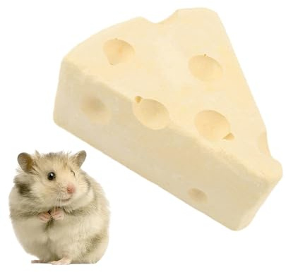 Ostformade tuggklossar, ostformade tuggleksaker, hälsosamma tuggleksaker - Mineraltandande molarleksaker för ekorre, gerbil, djur