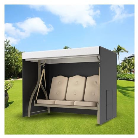 Funda Balancin Jardin Funda para asiento de columpio Funda para hamaca de columpio Funda protectora para muebles a prueba de viento Funda impermeable para jardín a prueba de polvo Funda Columpio Jardi