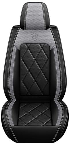 Roguzm Autositzbezüge Universal passend für VW Passat B6 Golf 4 Golf 5 Passat B5 Golf 7 Tguan Polo Golf Mk4 Passat B8 VW Golf 5 VW Golf 6 Vollschutz Nappa Sitzbezüge