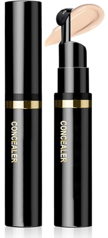 Luminous Eye Corrector, Under Eye Concealer Augenringe, Langlebig Farbkorrektor Abdeckstift, Wasserfest & Wischfest Flüssig Concealer zum Abdecken von Rötungen, Getönte Eye Cream mit Volle Abdeckung