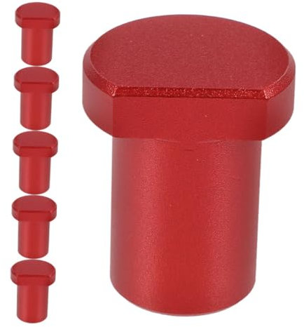 HOLIDYOYO 6pcs Heavy Duty Workbench Bench Dogs Aluminum Alloy Bench Dogs Clamps Planing Plug for Woodworking Hold Down Clamps