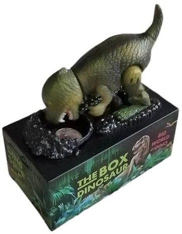 Rrlihjgu Alcancía para Niños - Hucha Ahorro Dinosaurios Música,Estatuilla De Hucha Musical De Dibujos Animados para Niños A Partir De 3 Años De Edad, Decoración para Hogar, Dormitorio, Navidad Y