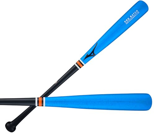 Mizuno Pro Batch MZM 243 - Mazza da baseball da uomo, in legno d'acero, 86 cm, colore: blu