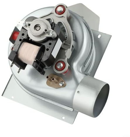 Ventilateur mural 35 W à suspendre au four avec coque en aluminium pour chauffage et ventilation - Flux d'air stable - Longue durée de vie - Finition argentée