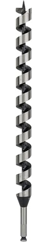 Bosch 1x PRO Wood Holzschlangenbohrer, 30 x 385 x 450 mm | für Weichholz, Hartholz, Ø 30,00 mm, Professional Zubehör Bohrmaschine, Schrauber, Schlagbohrer