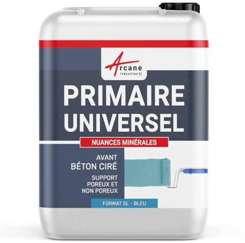 Imprimación Universal para Soportes Porosos y No Porosos 5 L | Altísimo Agarre en Soportes Porosos y No Porosos, Aspecto Granulado, Limita el Burbujeo - Arcane Industries