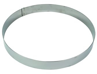 Gobel - Cercle de pâtisserie à mousse inox - Ø22 cm h4,5 cm - 10/10ème | Fabriqué en France ; inox 10/10ème, idéal mousses, entremets et bavarois ; démoulage facile, qualité pro