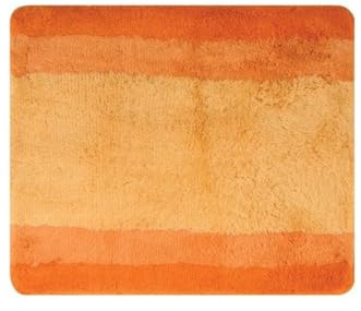 Spirella - Badematte Polyester Balance - rutschfeste Sicherheit - 60 x 90 cm - Orange - Waschmaschinenfest bei 40°C - 90% Polyester, 10% Acryl - Komfort und Sicherheit