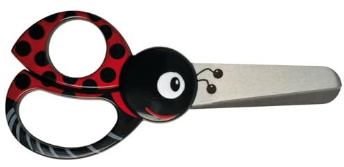 Fiskars Djursax för barn 13 cm - Nyckelpiga