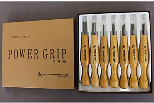 Mikisyo Hamono Power grip Chisel [Set of 7] 800077