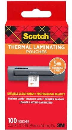 Scotch Thermal lamineringsfolier 100 påsar