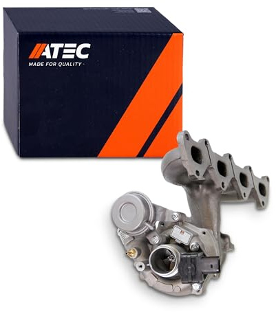 ATEC Germany 1x Turbocompresseur, y compris le collecteur d'échappement, la boîte de dépression et la soupape de recirculation de poussée,