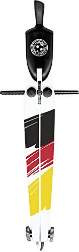 Brunnen 104966338 Zirkel / Schnellverstellzirkel, für Kreise bis Ø 380 mm, mit Motiv Fußball)
