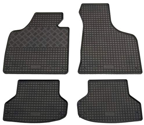 AD Tuning GmbH & Co. KG Gummi Fußmatten Set, 4teilig, Gummifußmatten Gummimatten Matten