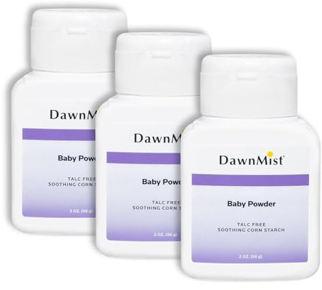 Dukal BP14 Dawn Mist Baby Powder, Cornstarch, 14 oz., Case of 24