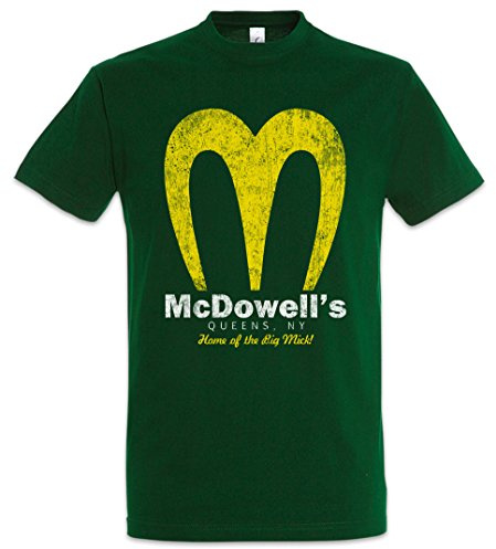 Urban Backwoods MC Dowell's Camiseta De Hombre T-Shirt Verde Talla XL