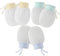 Hifot Neugeborenes Baby Baumwollhandschuhe No Scratch Fäustlinge 3 Paar, Infant Kleinkind Jungen Mädchen Soft Anti Scratch Fäustlinge für Baby Care - süße Pattens